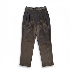 Babaton Dark Brown Pleated Trousers